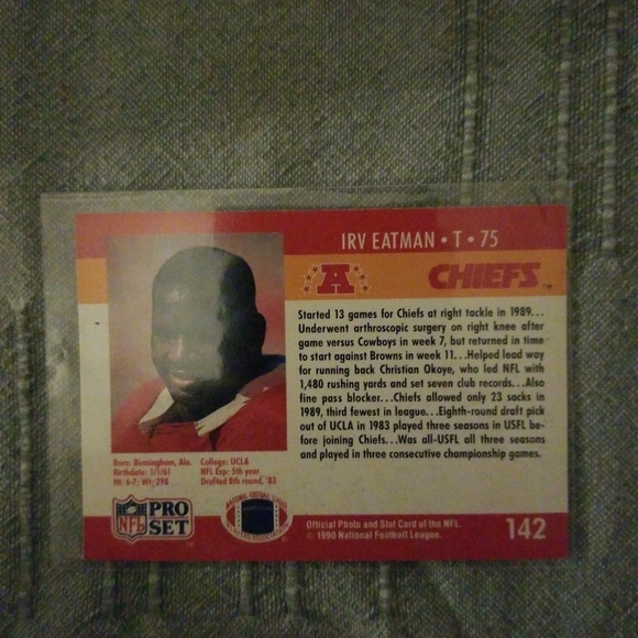 Joe Montana error card - Picture 2 of 2